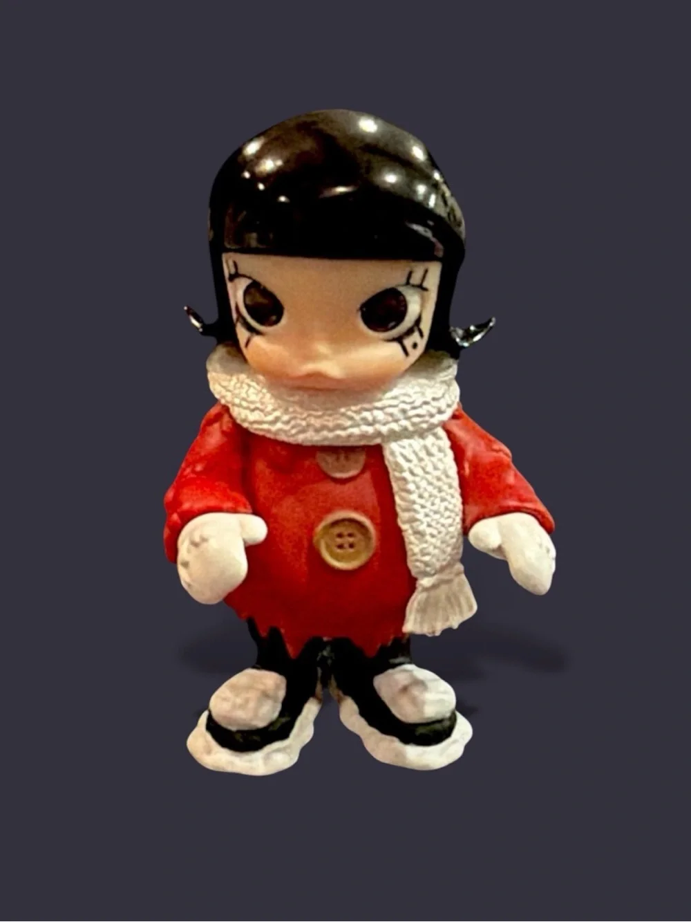 POP MART × INSTINCTOY Erosion Molly Costume Series Figure Snowy Molly